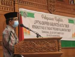 Ikuti Ajang FASI, Bupati Lepas 39 Khafilah Perwakilan Kutim