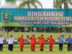 Puncak HUT ke 22 Kutim Gelar Upacara Secara Sederhana dan Patuhi Prokes