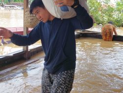 Desa Miau Baru Dilanda Banjir Lagi, Kali ini Hampir 2 Meter