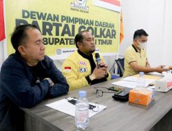 Rakor Perdana Golkar Kutim Umumkan Susunan Kepengurusan