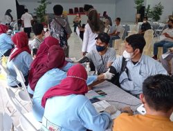Pengobatan Gratis dan Vaksinasi Di Hari Pertama, Diikuti Sebanyak 790 Orang