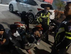 Gagalkan Balapan Liar, Satlantas Polres Kutim Amankan 5 Motor