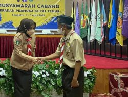 Asti Mazar Terpilih Nahkodai Kwarcab Kutim 2021-2026