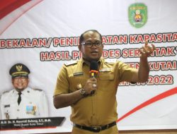 Ini Poin Penting Disampaikan Wabup kepada 60 Kades Terpilih
