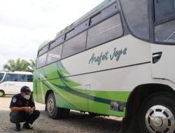 Dishub Kutim Ramp Check di Terminal Sangatta