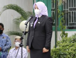 Camat Sangsel Pimpin Upacara Hardiknas 2022, Pelaksanaan Ucapara secara Minimalis dan Terbatas