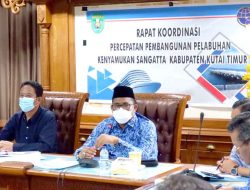 Kasmidi Pimpin Rakor Percepatan Pembangunan Pelabuhan Kenyamukan