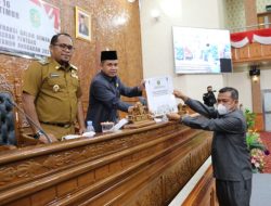 Raperda Pertanggungjawaban Pelaksanaan APBD 2021, Enam Fraksi Menerima Dengan Catatan