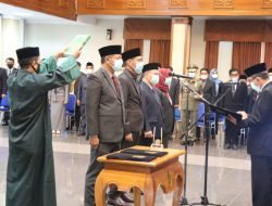Lantik 4 Pejabat Esselon II, Ardiansyah Minta Tingkatkan Kinerja di OPD Masing-masing