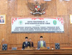 DPRD Kutim Gelar Paripurna Ke-17, Terkait Tangapan Pemerintah Atas Pemandangan Umum Fraksi Tentang Pertanggungjawaban APBD Tahun 2021 » Berita Kutim