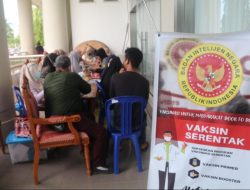 Di Festival Literasi 2022, Dinkes Kutim Gelar Vaksinasi Dasar Anak