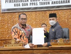 Ini Tanggapan Pemerintah Atas Pandangan Umum Fraksi DPRD Kutim Terhadap KUA-PPAS 2023