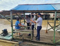 ASDP Dishub Kutim Rutin Pengawasan pada Ponton Penyebrangan