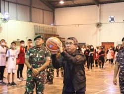 Buka Turnamen Bola Basket Dandim Cup 2022, Ardiansyah : Kita Gelorakan Kegiatan di Semua Bidang