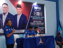 Silaturahmi Ke Demokrat Kutim, Irwan Ingatkan Fokus Bantu Rakyat dan Menangkan Pemilu 2024