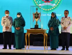 Juara Umum di HKG ke 50 Tingkat Provinsi, Kutim Boyong Piala Bergilir Gubernur Kaltim
