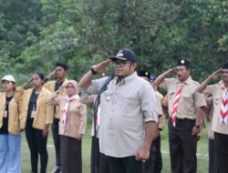 Wabup Kutim Tutup Perkemahan Gabungan Kwartir Ranting Pramuka