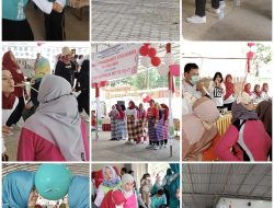 Semarakkan HUT ke 77 RI, DWP, TP PKK, Dinkes dan IBI Kabupaten Kutim Gelar Berbagai Lomba Seru