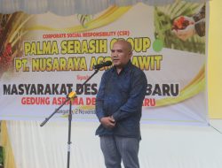 Komiten Terhadap Pendidikan, PT NAS Serahkan Bantuan Asrama Bagi Masyarakat Desa Miau Baru