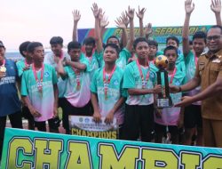 SMP Sangatta Utara Juara di Fesbol Merdeka Belajar