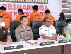 Kasmidi Pimpin Pemusnahan Barang Bukti Kejahatan Narkotika dan Miras