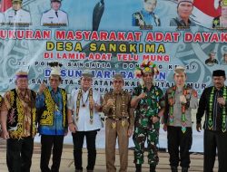 Arang Jau Hadiri Syukuran Masyarakat Adat Dayak Kenyah