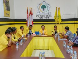 Bahas Keharmonisan Demokrasi, Bawaslu Kutim Silaturahmi ke Partai Golkar Kutim