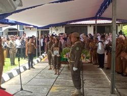 Wabup Kasmidi Pimpin Upacara Pelepasan Jenazah Jamiatulkhair Daik