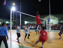Semi Final Turnamen Volly Ball Garapan Dandim 0909/KTM Cup 2023 Ditonton Ratusan Warga