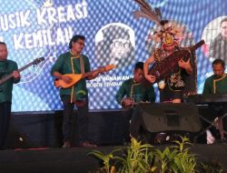 Kolaborasi Musik Modern, Sampe Dayak, Tingkilan Serta Gendang, lagu Sungai Sangatta Juara III di Festival Musik Kreasi Daerah