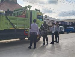 Dishub Kutim Sosialisasikan Perbub Tentang Pengaturan Jam Operasional Kendaraan Pengangkut Alat Berat Dalam Kota
