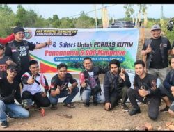 Peduli Lingkungan, JBI Blackstone Sangatta Ikuti Tanam Mangrove di Pantai Teluk Lingga