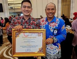 Eric Siswoyo PLKB Asal Kutim Raih Penghargaan I Petugas Lapangan Terbaik
