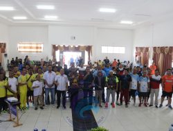 Buka Turnamen Tenis Meja, Kasmidi: Pemkab Kutim Suport semua Cabor