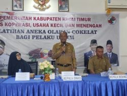 Pelaku UMKM di Lima Kecamatan Kutim, Diberikan Pelatihan Aneka Olahan Cokelat Hasil Turunannya