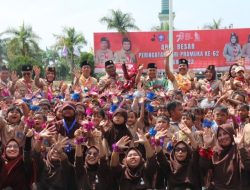 Apel Peringatan Hari Pramuka Ke-62 di Kutim di Rangkai Pemberian Sejumlah Penghargaan