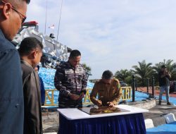 Bupati Kutim dan Komandan Lantanmal XIII Resmikan Monumen Jaya Bahari