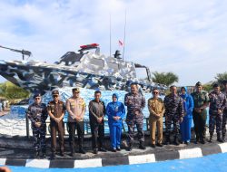 Monumen Jaya Bahari Diresmikan Bupati Ardiansyah bersama Komandan Lantanmal XIII Laksamana PertamaTNI Deni Herman