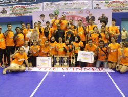 Tournament PBVSI Kutim Resmi Selesai, Ditutup Wabup Kasmidi Bulang