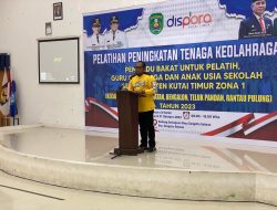 Buka Pelatihan Peningkatan Tenaga Keolahragaan bagi Guru Olaharga, Wabup: Buat Pemetaan Cabor di Sekolah