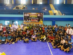 PSTI Kutim Gelar Kejuaraan Sepak Takraw Dibuka Wabup Kasmidi Bulang