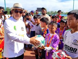 Bupati Kutim Buka Festival Sepak Bola Usia Dini, Diikuti 64 Tim Anak usia 10-12 Tahun