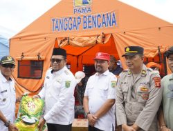 Dengar Musibah Kebakaran, Kasmidi Tinjau Lokasi dan Beri Bantuan