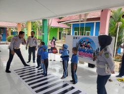 Tingkatkan Kepatuhan Pengguna Jalan, Dishub Kutim Berikan Edukasi SALUD ke TK Pembina
