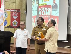 KONI Kutim Gelar Rakerkab, Wabup Kasmidi: Dukung Olahraga di Kutim Tahun Ini Pemkab Kutim Sediakan Rp 60 M
