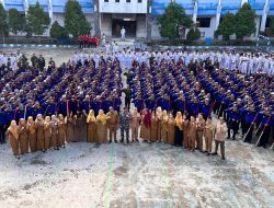 Wabup Kasmidi Resmi Lepas 415 Siswa Baru SMK Negeri 2 Sangatta Utara Ikuti Masa Orientasi