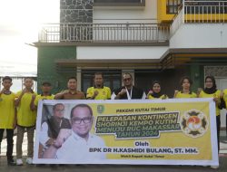 Wabup Kasmidi Lepas 8 Atlet Shorinji Kempo Kutim, ke Kejurnas Rektor Unhas Cup XVI