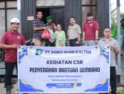 PT ABK Beri 50 Paket Sembako ke Masyarakat Teluk Bingkai